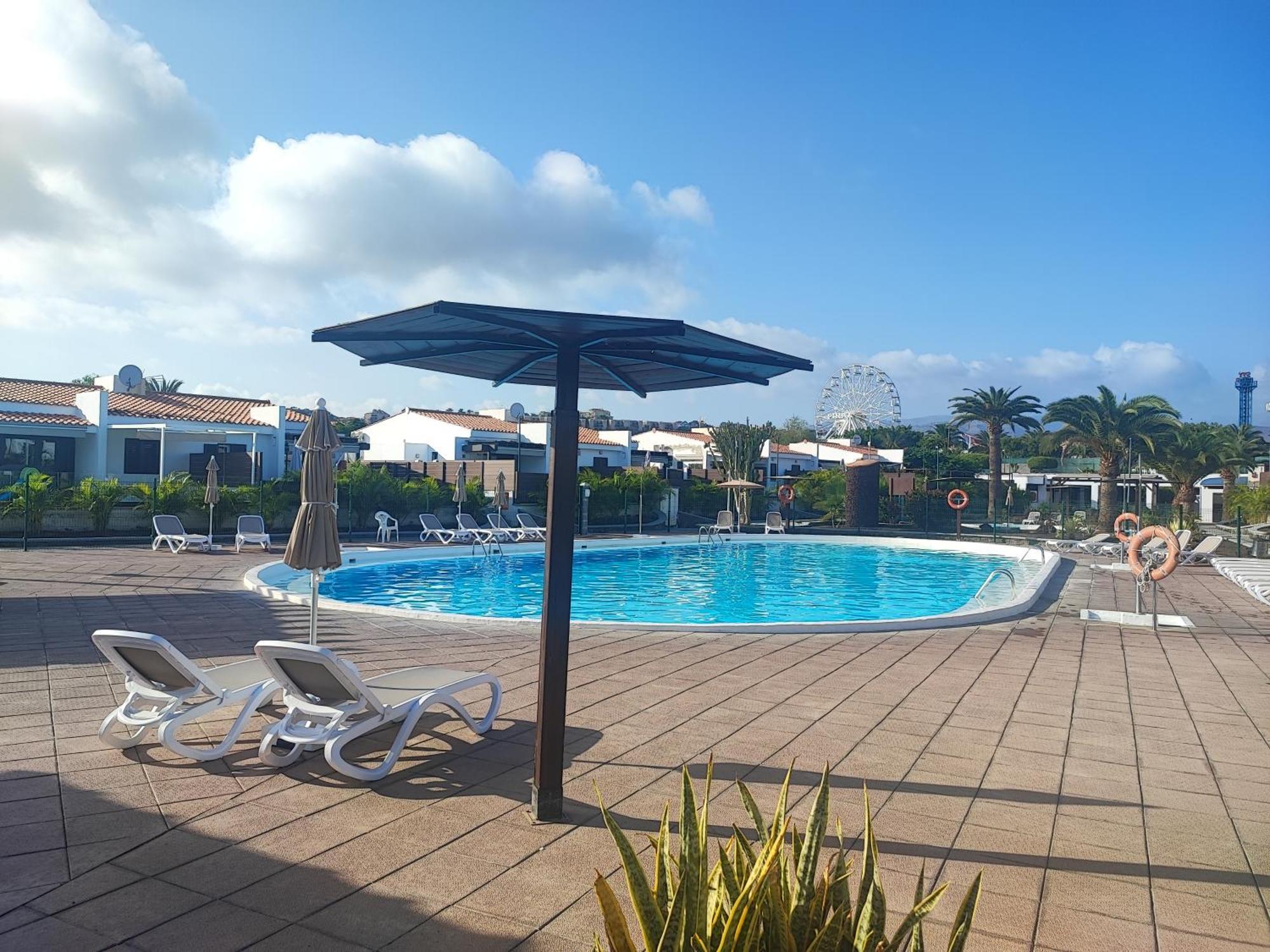 Bungalow Maspalomas Golf Con Jacuzzi, Piscina Y Jardin San Bartolomé Exterior foto